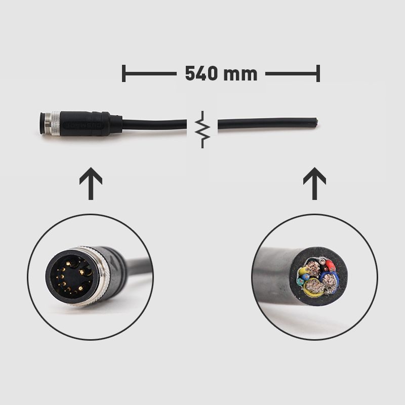  Motorkabel Puma Mit L1019 Stecker (m) Und Offenem Kabelende