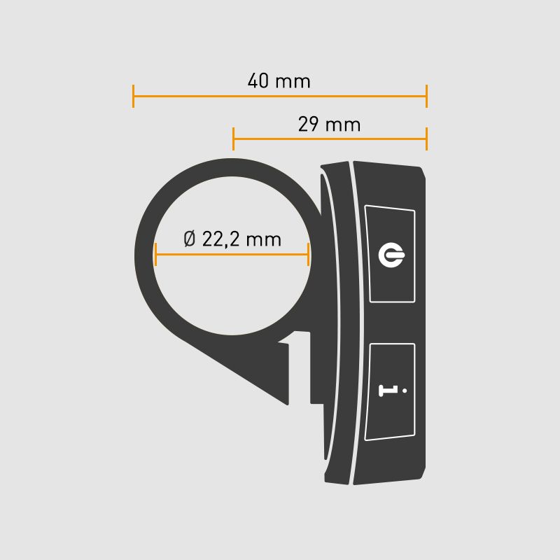 EBS Display Nano Mit Wippenfunktion - 22,2 Mm - V2