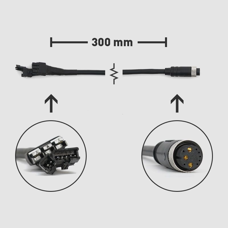  Adapterkabel 10-Pin, APP+JST+NTC (m) & L1019 (w)