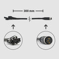  Adapterkabel 10-Pin, APP+JST+NTC (m) & L1019 (w)